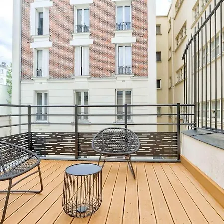 Terrace Getaway - Le Marais - With Ac Апартаменты *